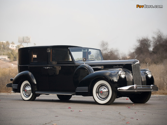 Packard 160 Panel Brougham by Rollston 1941 photos (640 x 480)