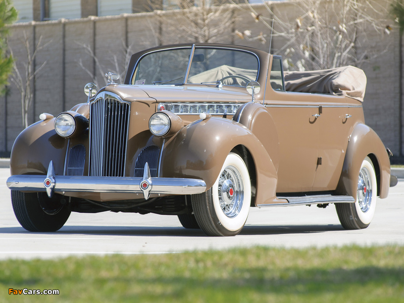 Pictures of Packard 160 Super Eight Convertible Sedan (1803-1377) 1940 (800 x 600)