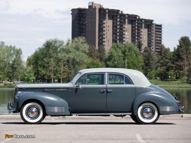 1941 Packard 180 Custom Super Eight Sport Brougham by LeBaron (1907-1452) 1940–41 pictures (640 x 480)
