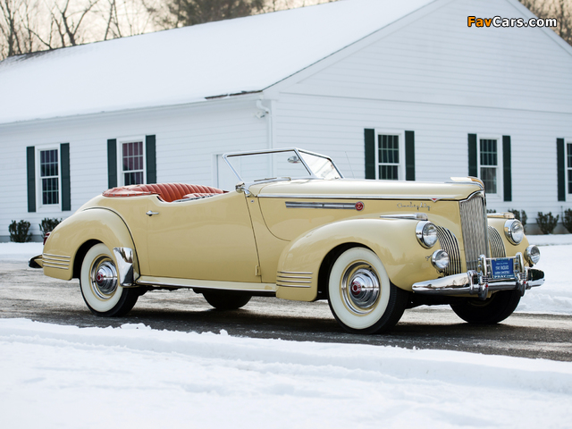 Packard 180 Super Eight Convertible Victoria by Darrin (1906-1429) 1941 images (640 x 480)