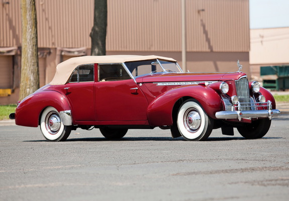 Pictures of Packard 180 Custom Super Eight Convertible Sedan by Darrin (1807-710) 1940