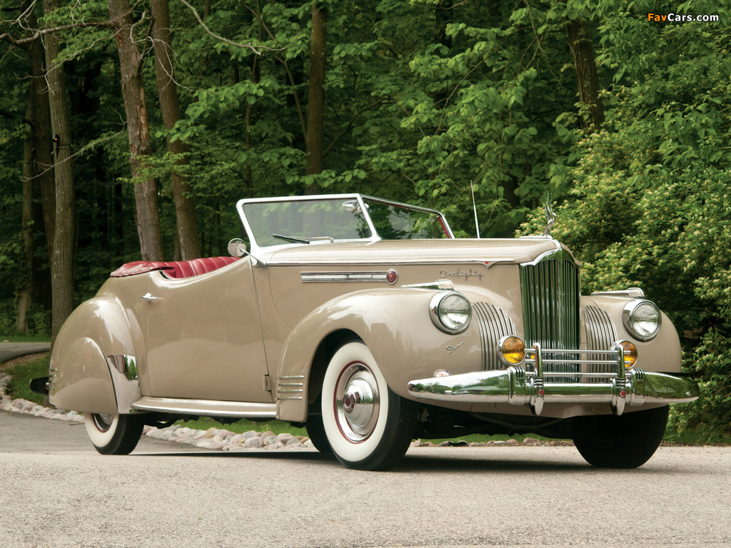 Pictures of Packard 180 Super Eight Convertible Victoria by Darrin (1906-1429) 1941 (1024 x 768)
