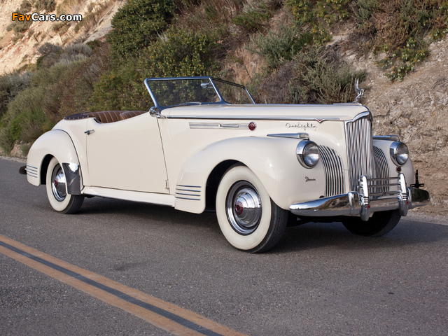 Pictures of Packard 180 Super Eight Convertible Victoria by Darrin (1906-1429) 1941 (640 x 480)