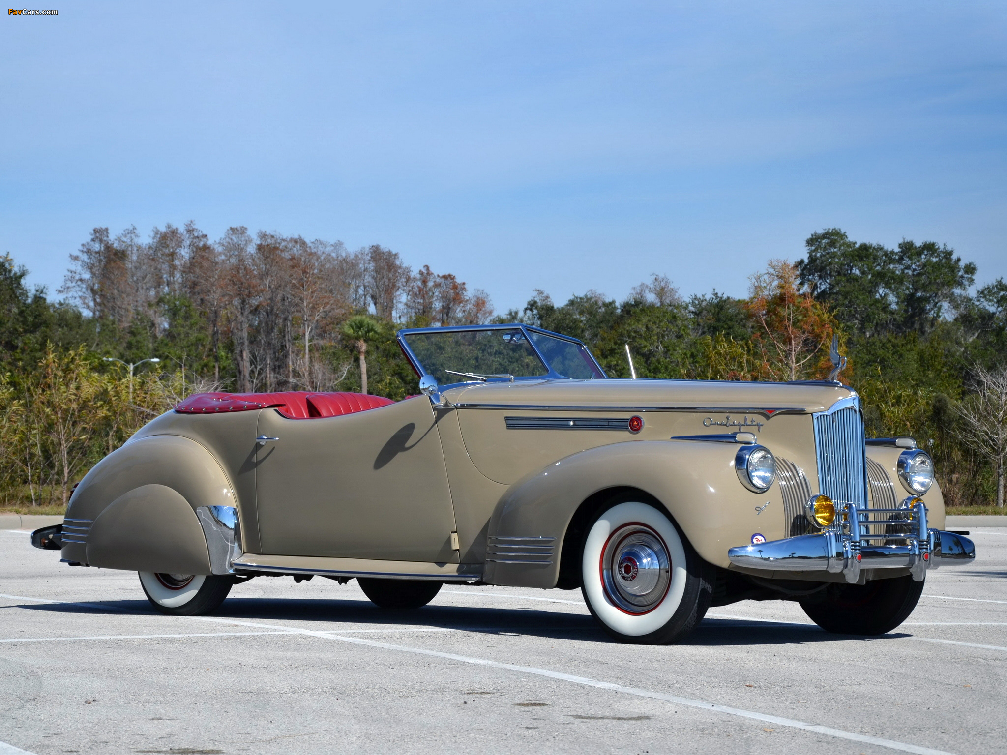 Pictures of Packard 180 Super Eight Convertible Victoria by Darrin (1906-1429) 1941 (2048 x 1536)