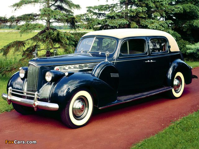 Packard 180 Super Eight Custom Club Sedan (1806-1356) 1940 wallpapers (640 x 480)
