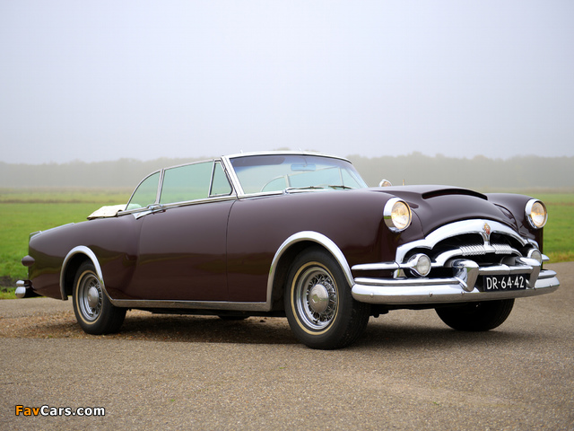 Packard Caribbean Convertible Coupe (2631-2678) 1953 wallpapers (640 x 480)