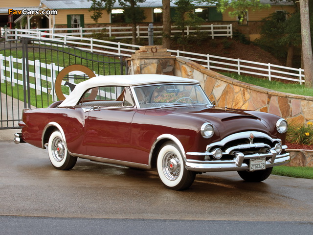 Packard Caribbean Convertible Coupe (2631-2678) 1953 wallpapers (640 x 480)