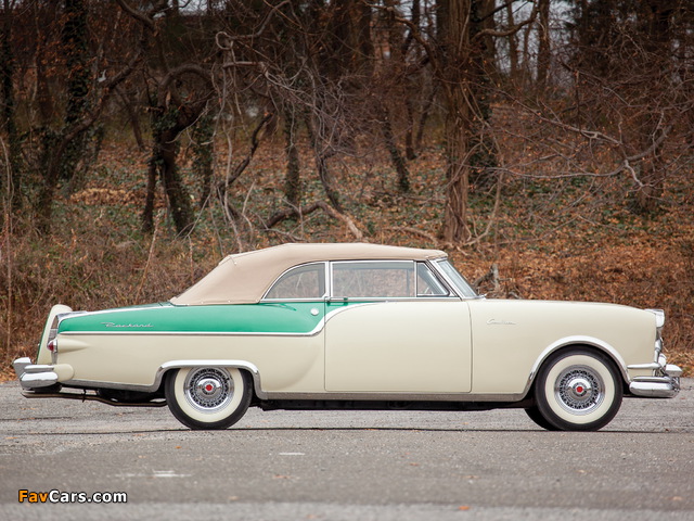 Packard Caribbean Convertible Coupe (5478) 1954 photos (640 x 480)