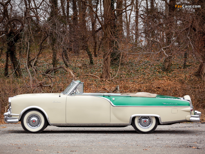 Packard Caribbean Convertible Coupe (5478) 1954 pictures (800 x 600)