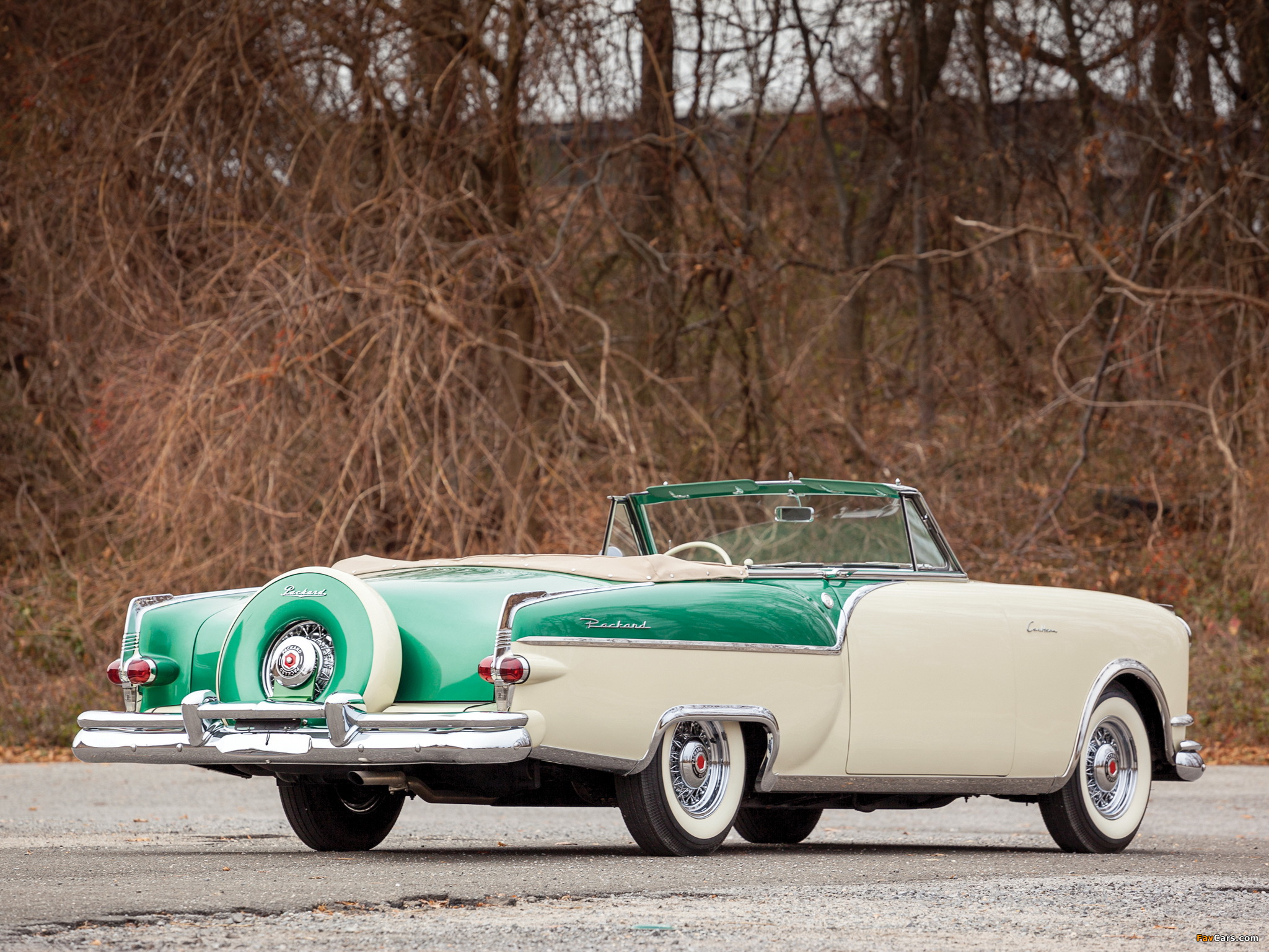 Packard Caribbean Convertible Coupe (5478) 1954 pictures (2048 x 1536)