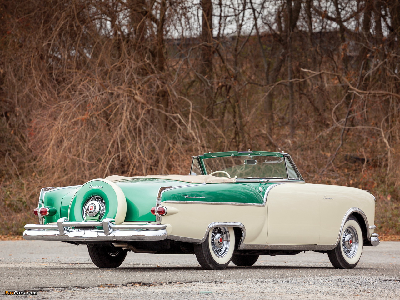Packard Caribbean Convertible Coupe (5478) 1954 pictures (1280 x 960)
