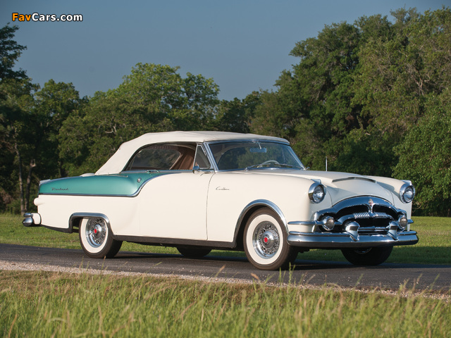 Packard Caribbean Convertible Coupe (5478) 1954 pictures (640 x 480)