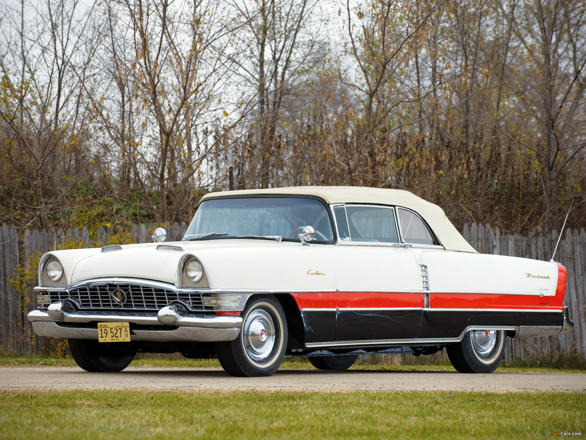 Packard Caribbean Convertible Coupe (5580-5588) 1955 pictures (2048 x 1536)