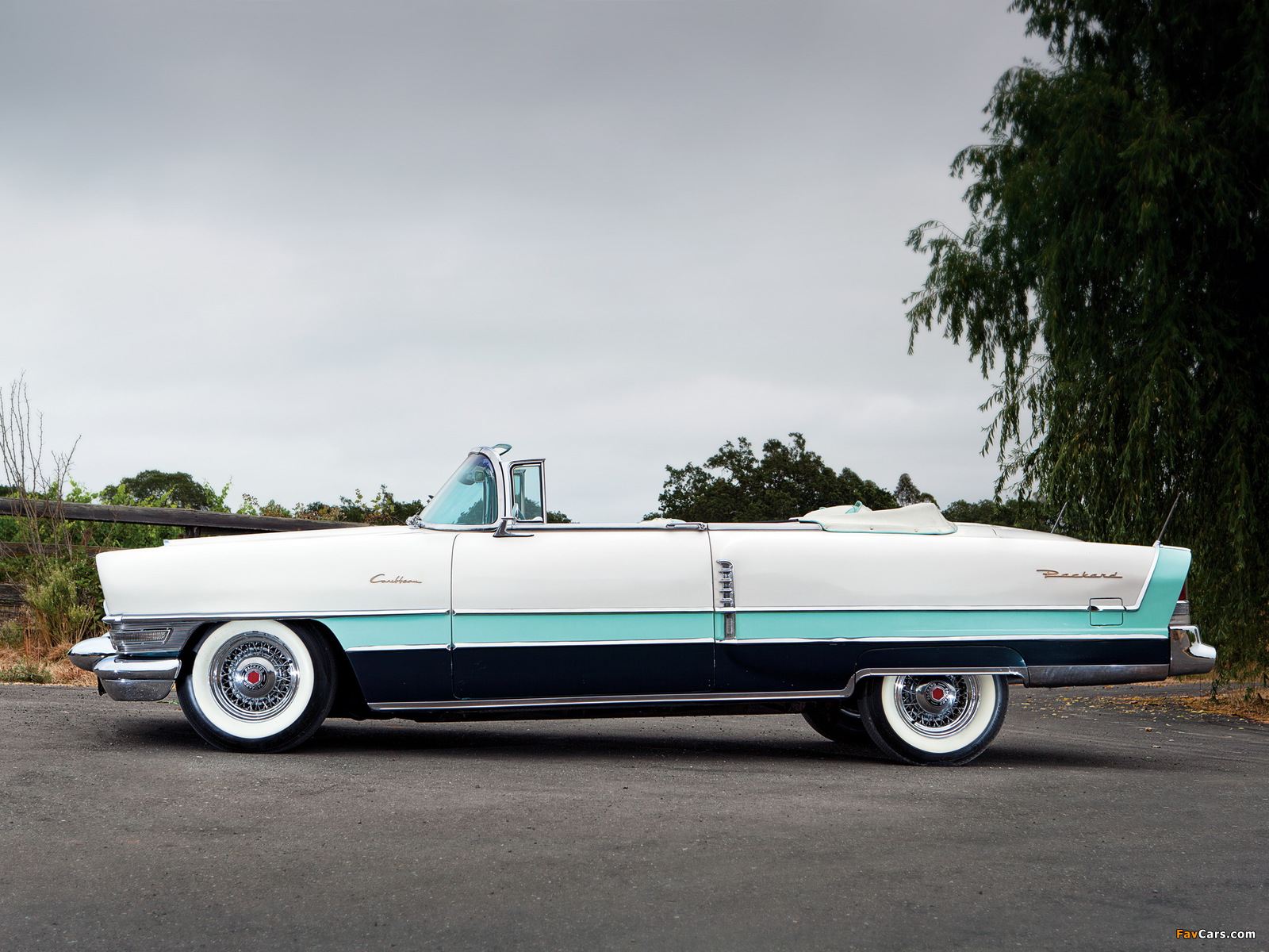 Packard Caribbean Convertible Coupe (5580-5588) 1955 wallpapers (1600 x 1200)