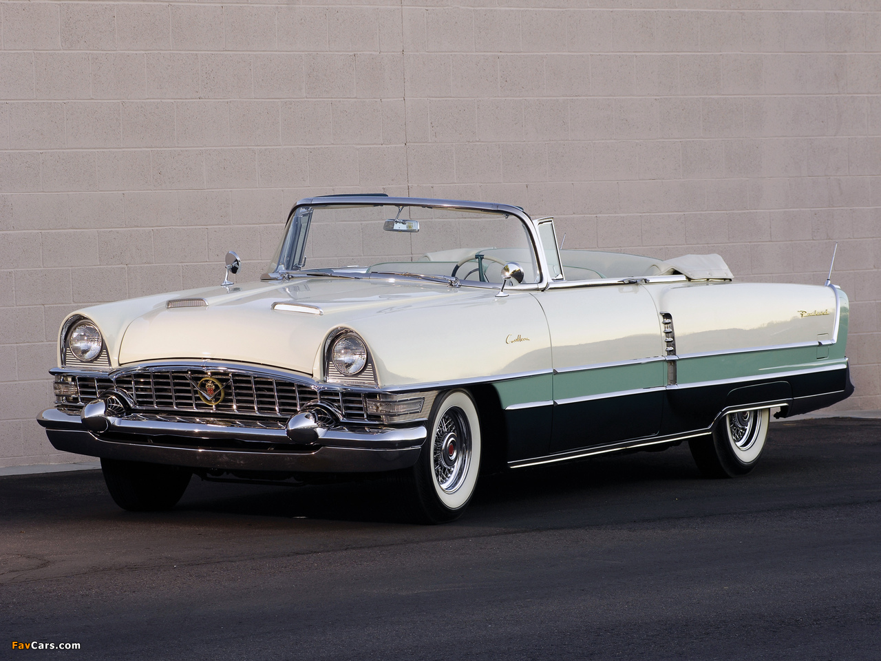 Packard Caribbean Convertible Coupe (5580-5588) 1955 wallpapers (1280 x 960)
