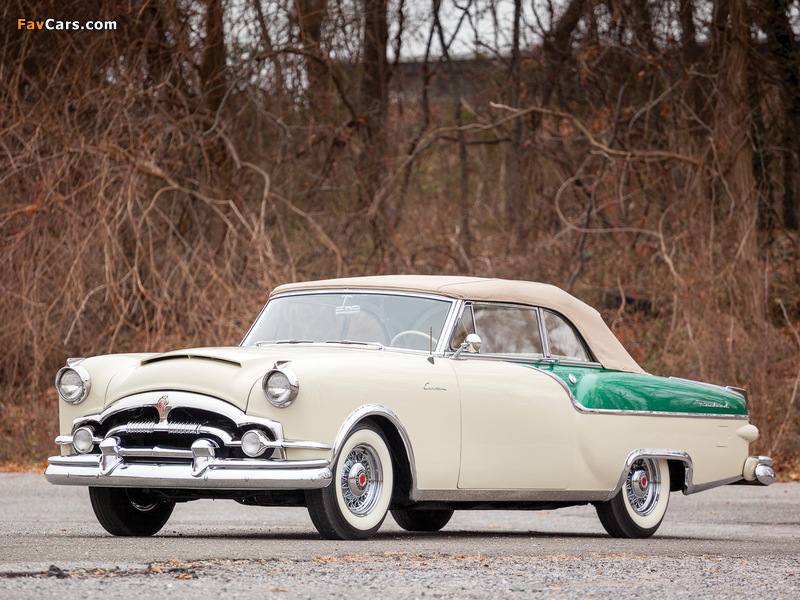 Packard Caribbean Convertible Coupe (5478) 1954 wallpapers (800 x 600)