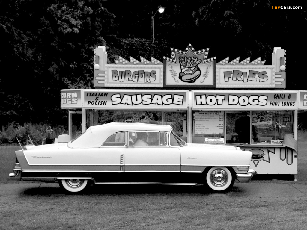 Packard Caribbean Convertible Coupe (5580-5588) 1955 wallpapers (1024 x 768)