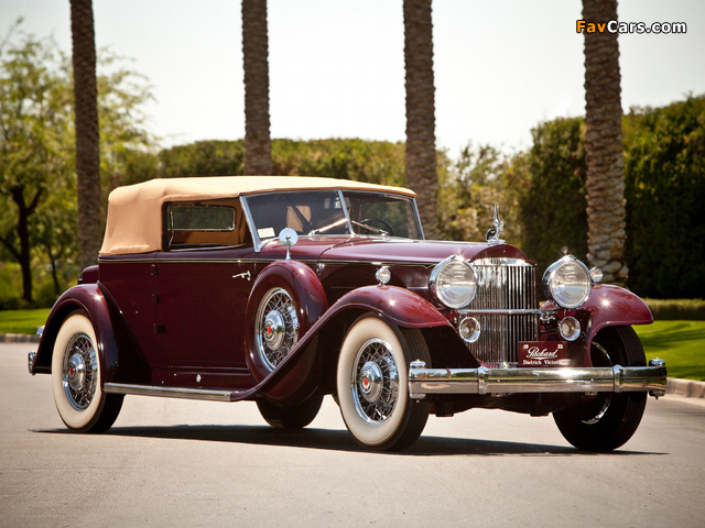 Images of Packard Individual Custom Eight Convertible Victoria by Dietrich (904-2072) 1932 (640 x 480)