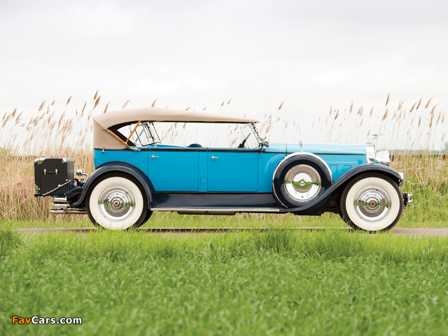 1930 Packard Custom Eight Sport Phaeton (740-441) 1929–30 photos (640 x 480)