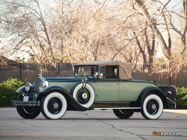 Packard Custom Eight Convertible Coupe 1929 pictures (640 x 480)