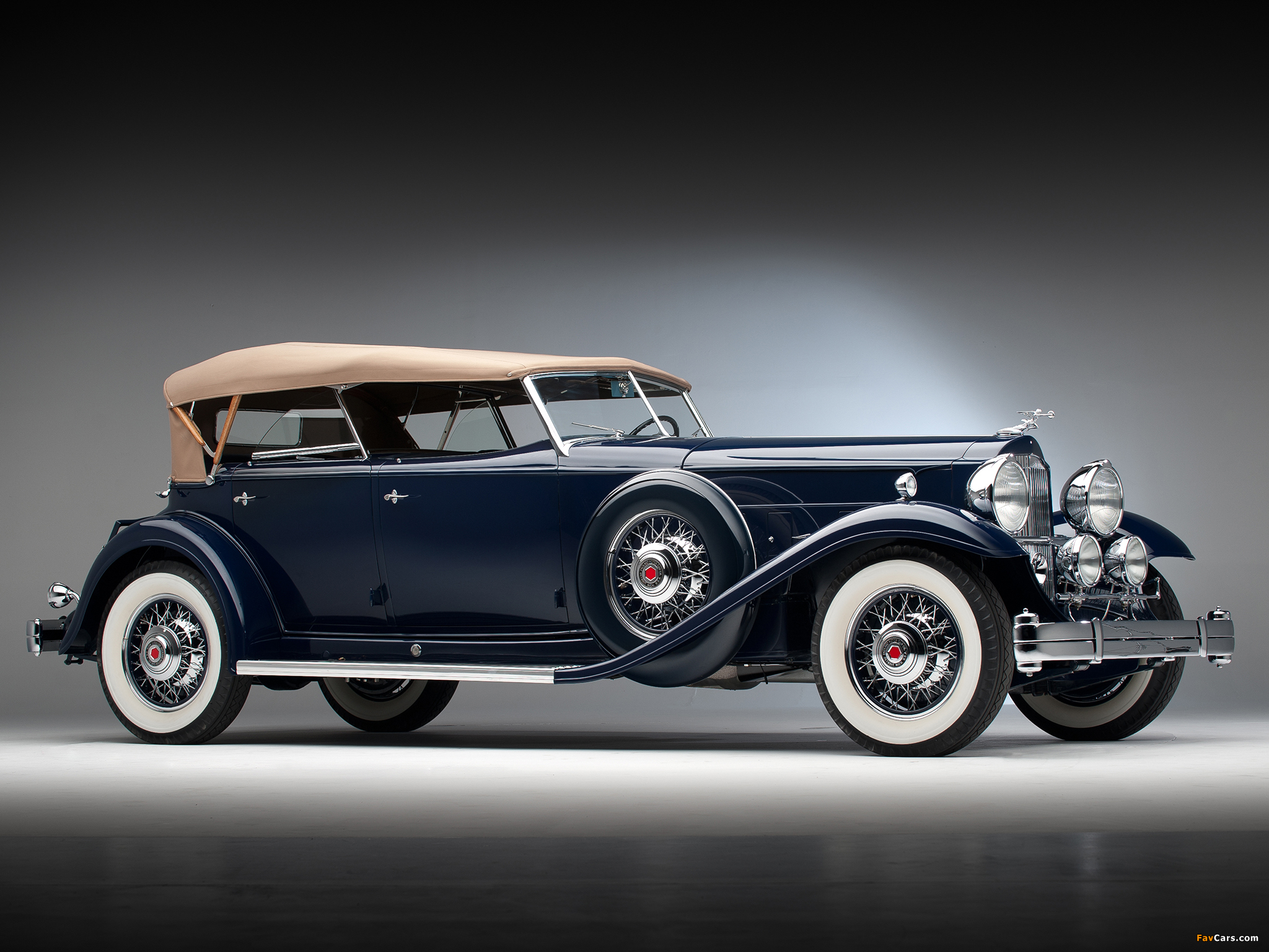Photos of Packard Individual Custom Eight Sport Phaeton by Dietrich (904-2069) 1932 (2048 x 1536)