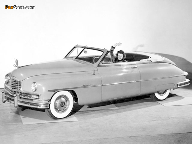 Pictures of Packard Custom Eight Convertible Coupe (2333-2359-5) 1950 (640 x 480)