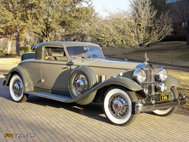 Packard Individual Custom Eight Stationary Coupe by Dietrich (904-2068) 1932 wallpapers (640 x 480)