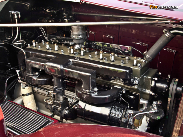 Packard Individual Custom Eight Convertible Victoria by Dietrich (904-2072) 1932 wallpapers (640 x 480)