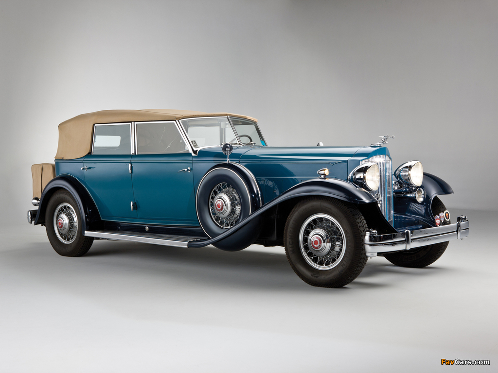 Images of Packard Individual Custom Twelve Convertible Sedan by Dietrich (906-2070) 1932 (1024 x 768)