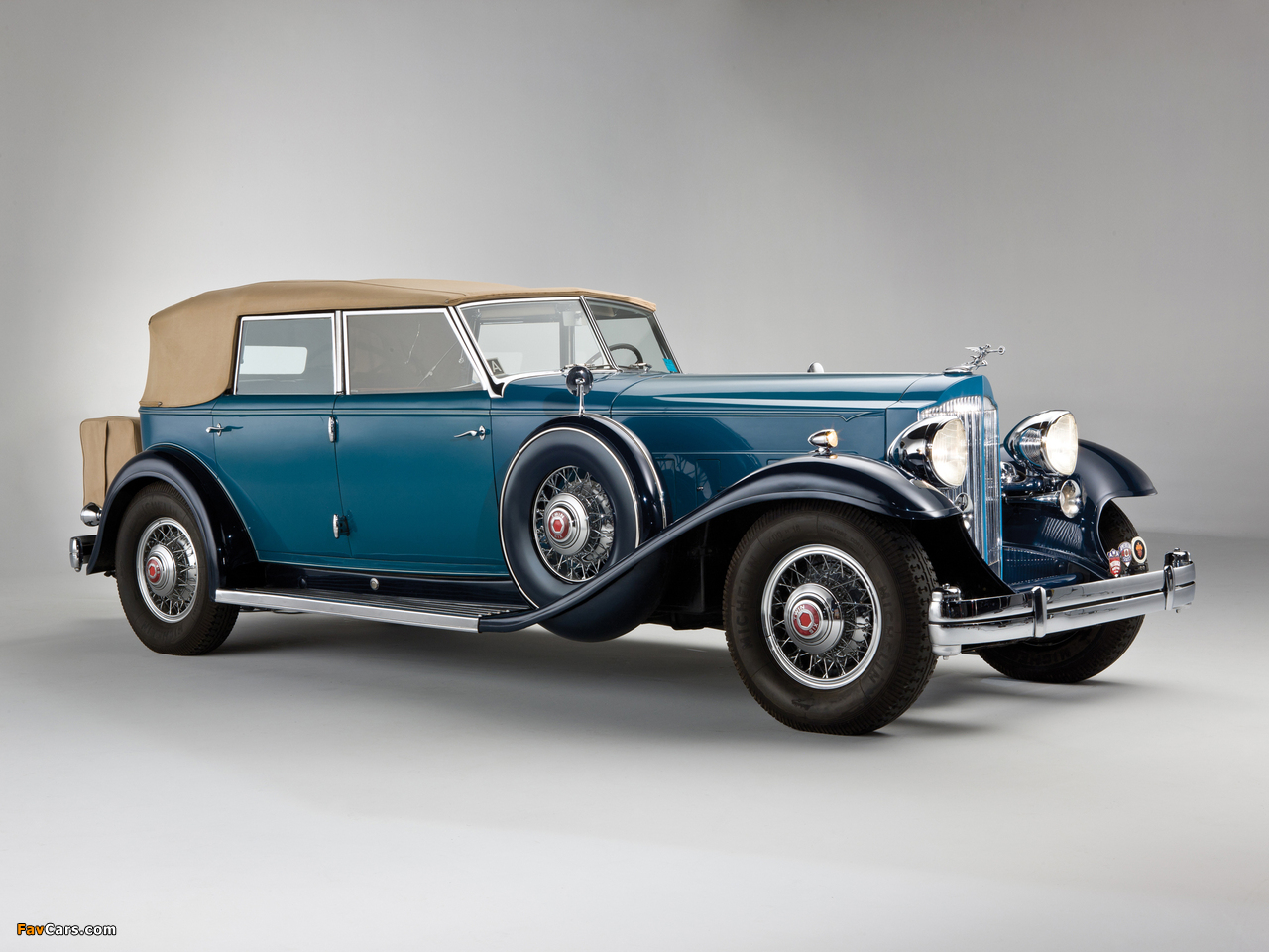 Images of Packard Individual Custom Twelve Convertible Sedan by Dietrich (906-2070) 1932 (1280 x 960)