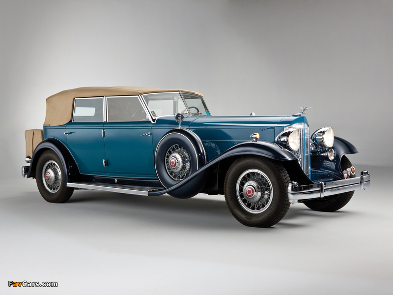 Images of Packard Individual Custom Twelve Convertible Sedan by Dietrich (906-2070) 1932 (800 x 600)