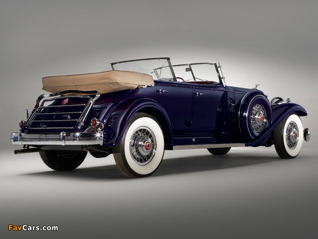 Packard Individual Custom Twelve Sport Phaeton by Dietrich (906-2069) 1932 pictures (640 x 480)