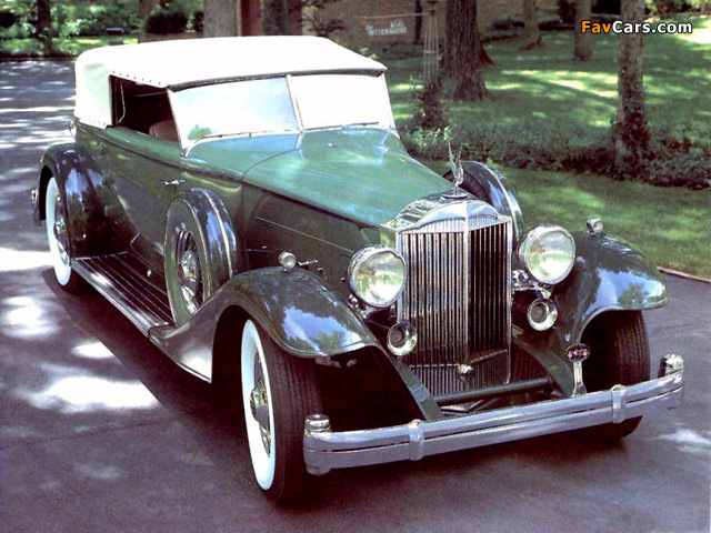 Packard Custom Twelve Convertible Victoria by Dietrich (1006-3072) 1933 pictures (640 x 480)