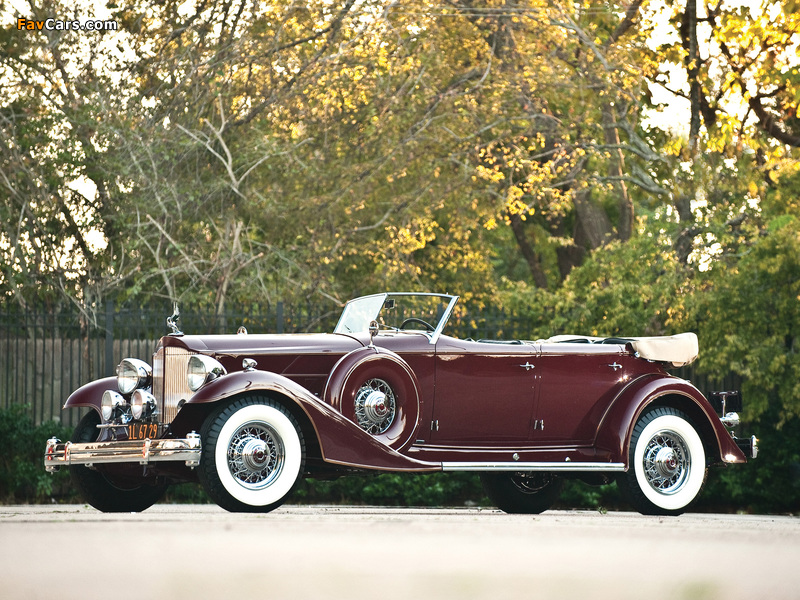Packard Custom Twelve Sport Phaeton by Dietrich (1006-3069) 1933 wallpapers (800 x 600)