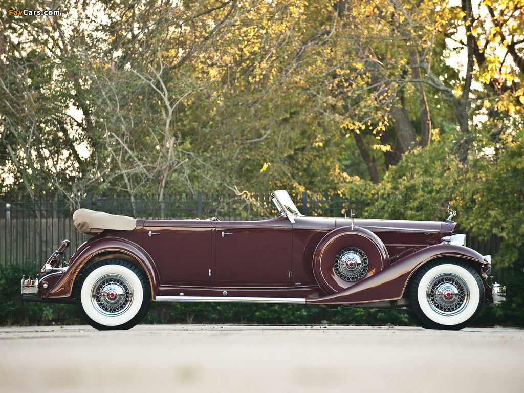 Photos of Packard Custom Twelve Sport Phaeton by Dietrich (1006-3069) 1933 (1024 x 768)