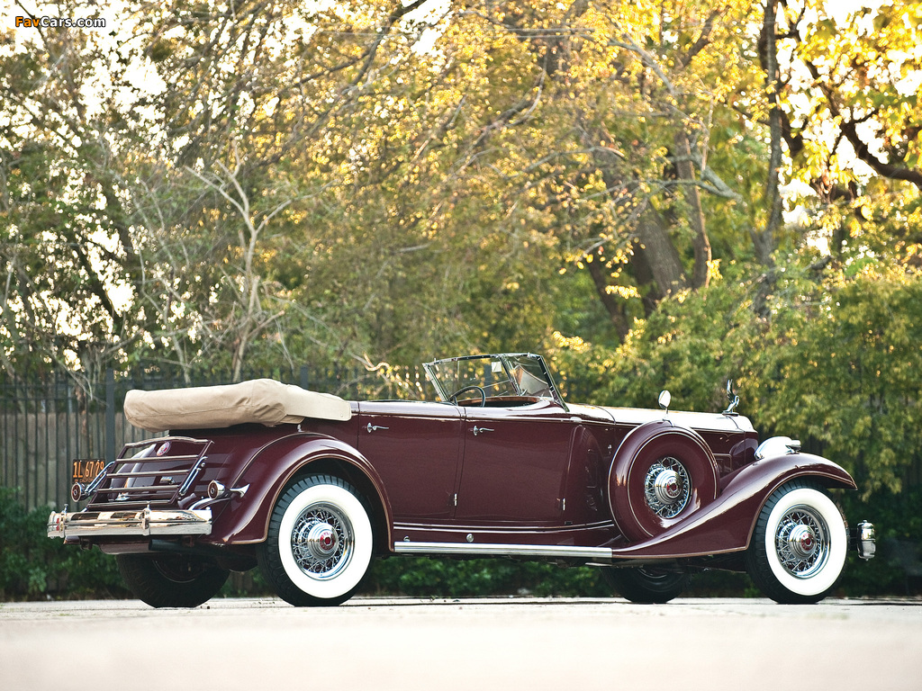 Photos of Packard Custom Twelve Sport Phaeton by Dietrich (1006-3069) 1933 (1024 x 768)
