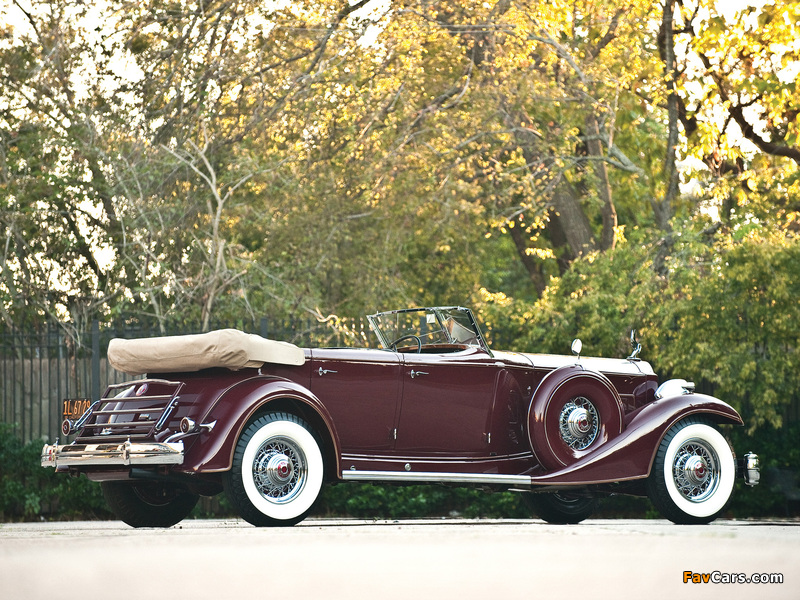 Photos of Packard Custom Twelve Sport Phaeton by Dietrich (1006-3069) 1933 (800 x 600)