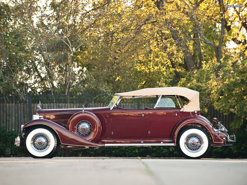 Pictures of Packard Custom Twelve Sport Phaeton by Dietrich (1006-3069) 1933 (1024 x 768)