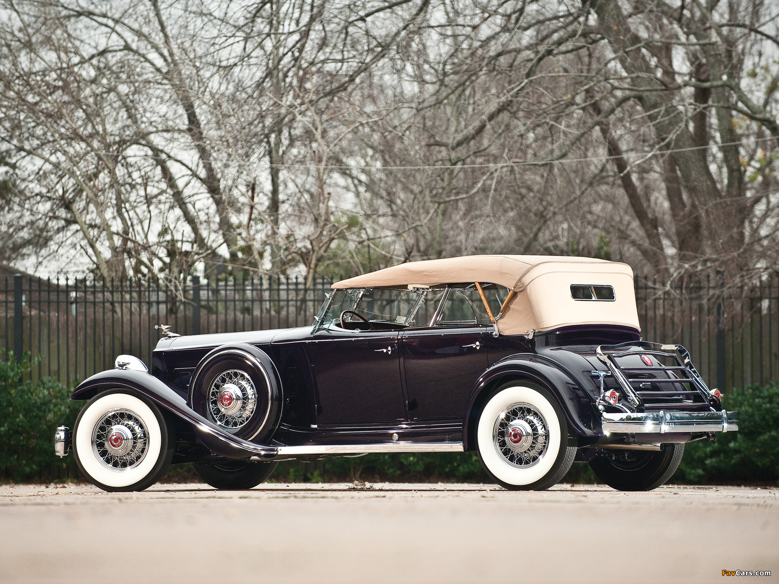 Packard Individual Custom Twelve Sport Phaeton by Dietrich (906-2069) 1932 wallpapers (1600 x 1200)