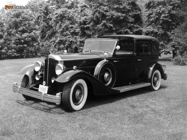 Packard Custom Twelve Town Car Landaulet by LeBaron (1006-4003) 1933 wallpapers (640 x 480)