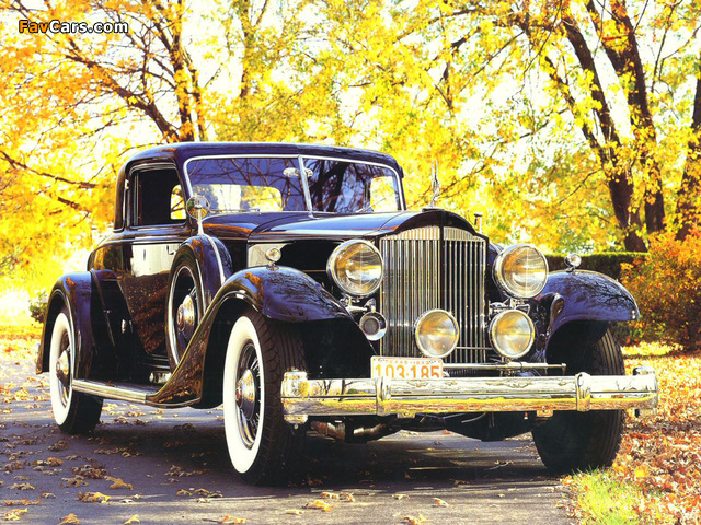 Packard Custom Twelve Coupe by Dietrich (1006-3068) 1933 wallpapers (640 x 480)