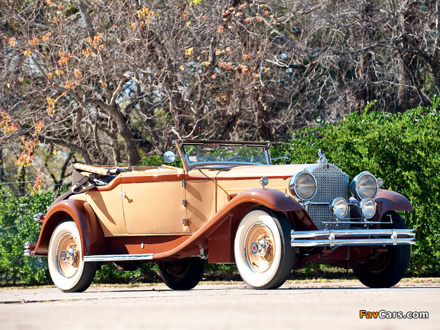 Packard Deluxe Eight Convertible Victoria by Waterhouse (840) 1931 images (640 x 480)