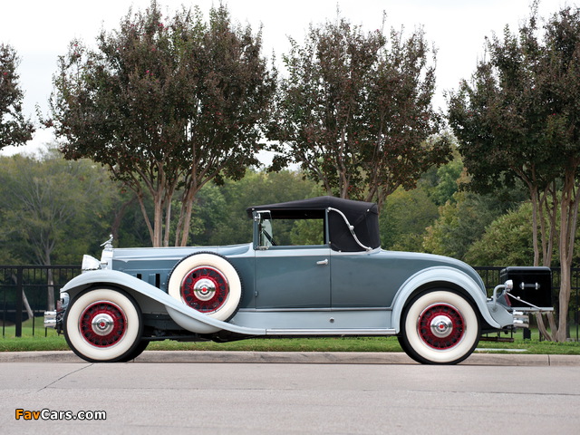 Packard Deluxe Eight Convertible Coupe (840-479) 1931 pictures (640 x 480)