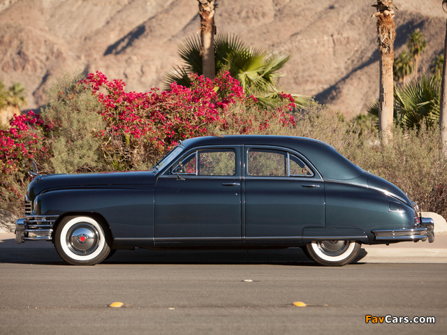 Packard Deluxe Eight Touring Sedan (2211-2262) 1948 pictures (640 x 480)