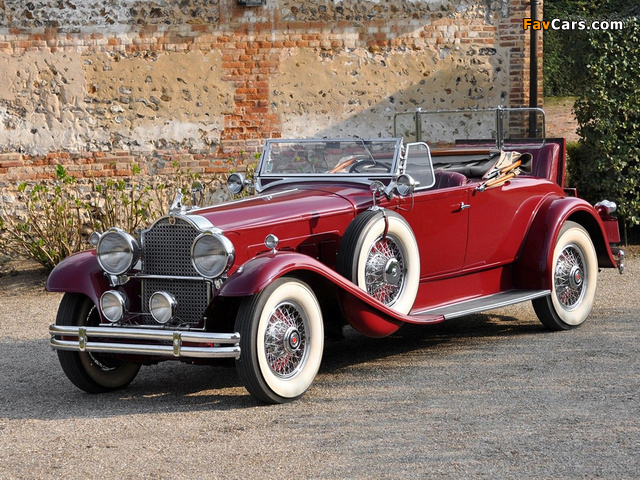 Pictures of Packard Deluxe Eight Roadster by LeBaron (745-422) 1930 (640 x 480)