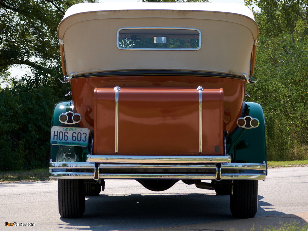 Pictures of Packard Deluxe Eight Phaeton (745-420) 1930 (1024 x 768)