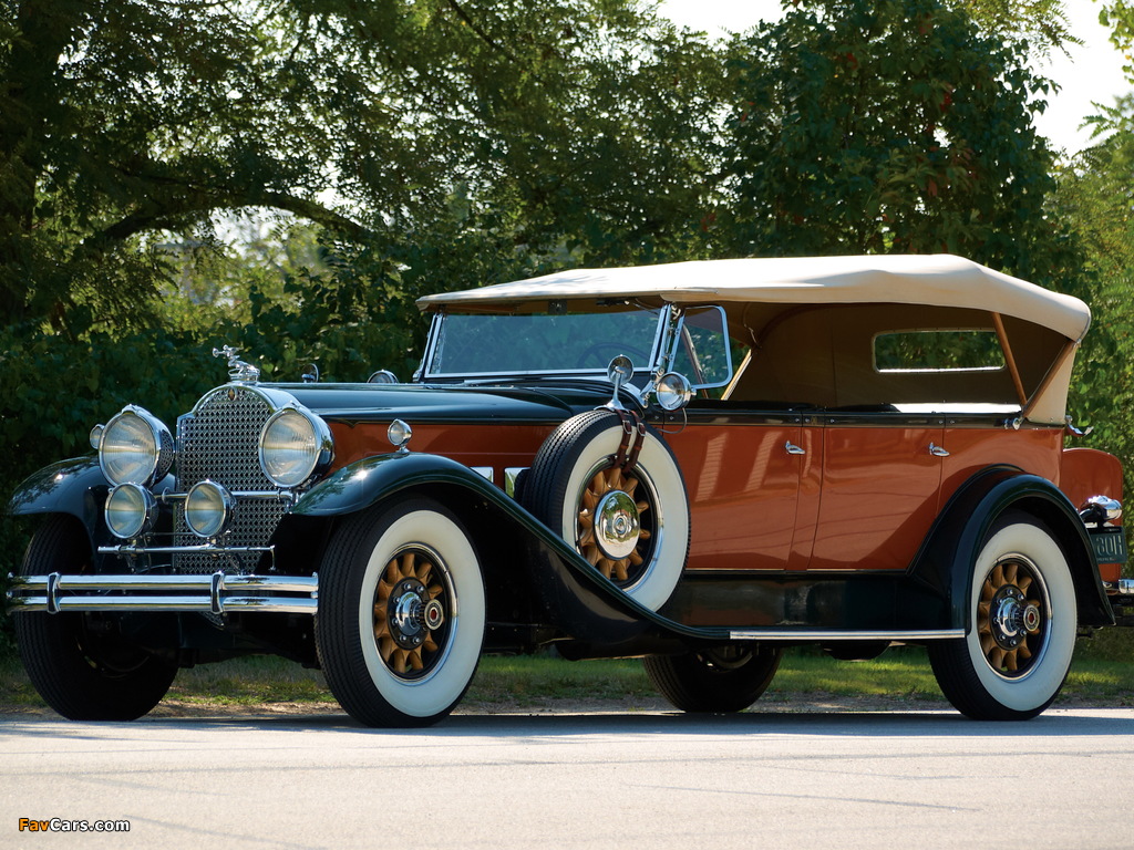 Pictures of Packard Deluxe Eight Phaeton (745-420) 1930 (1024 x 768)