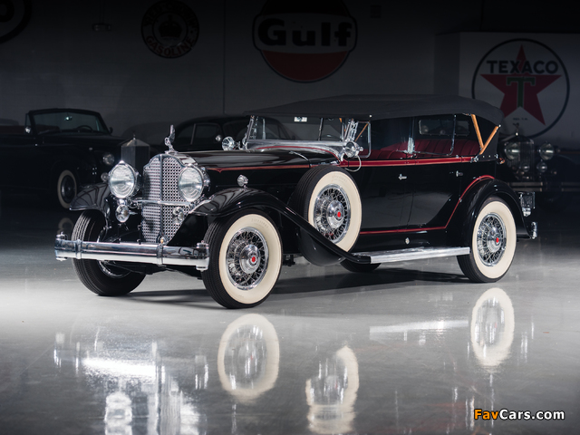 Packard Deluxe Eight Phaeton (903-511) 1932 wallpapers (640 x 480)