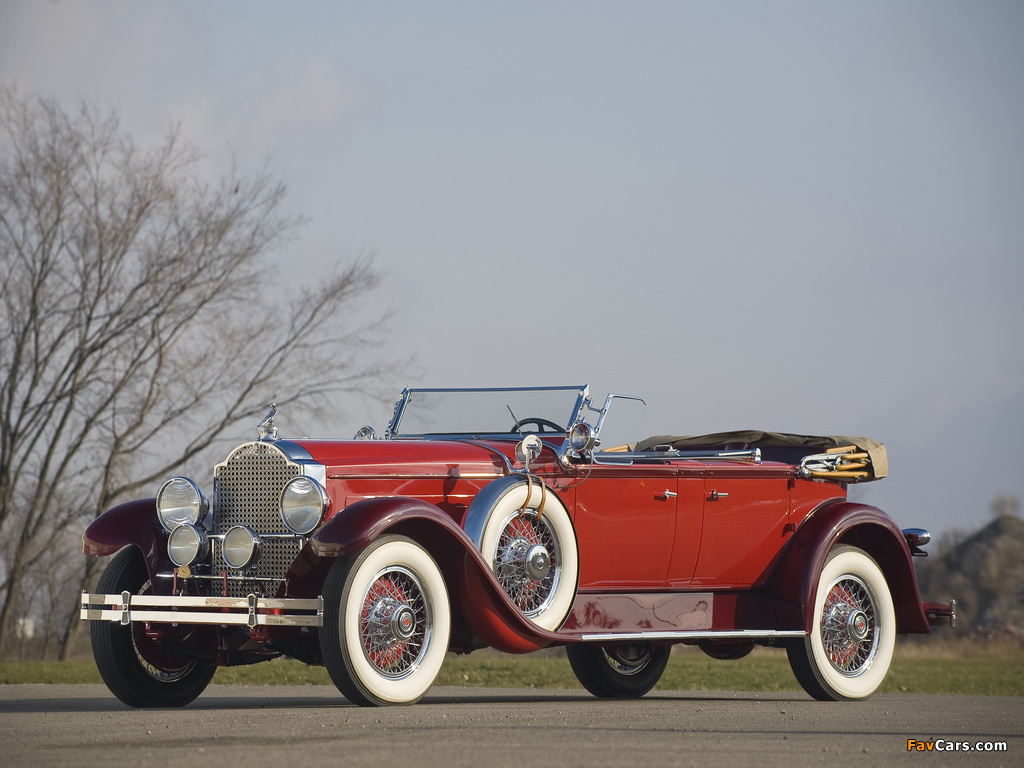 Images of Packard Deluxe Eight Dual Cowl Phaeton (645) 1929 (1024 x 768)