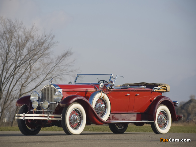 Images of Packard Deluxe Eight Dual Cowl Phaeton (645) 1929 (640 x 480)